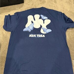 Fashion Nova Blue Graphic Tee